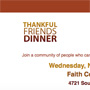 Thankful Friends Dinner
